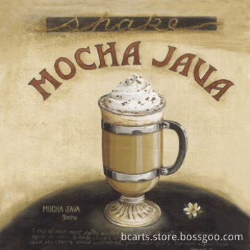 China Cheap Customized Art Realist Printing Painting for Coffee Shop Decoration